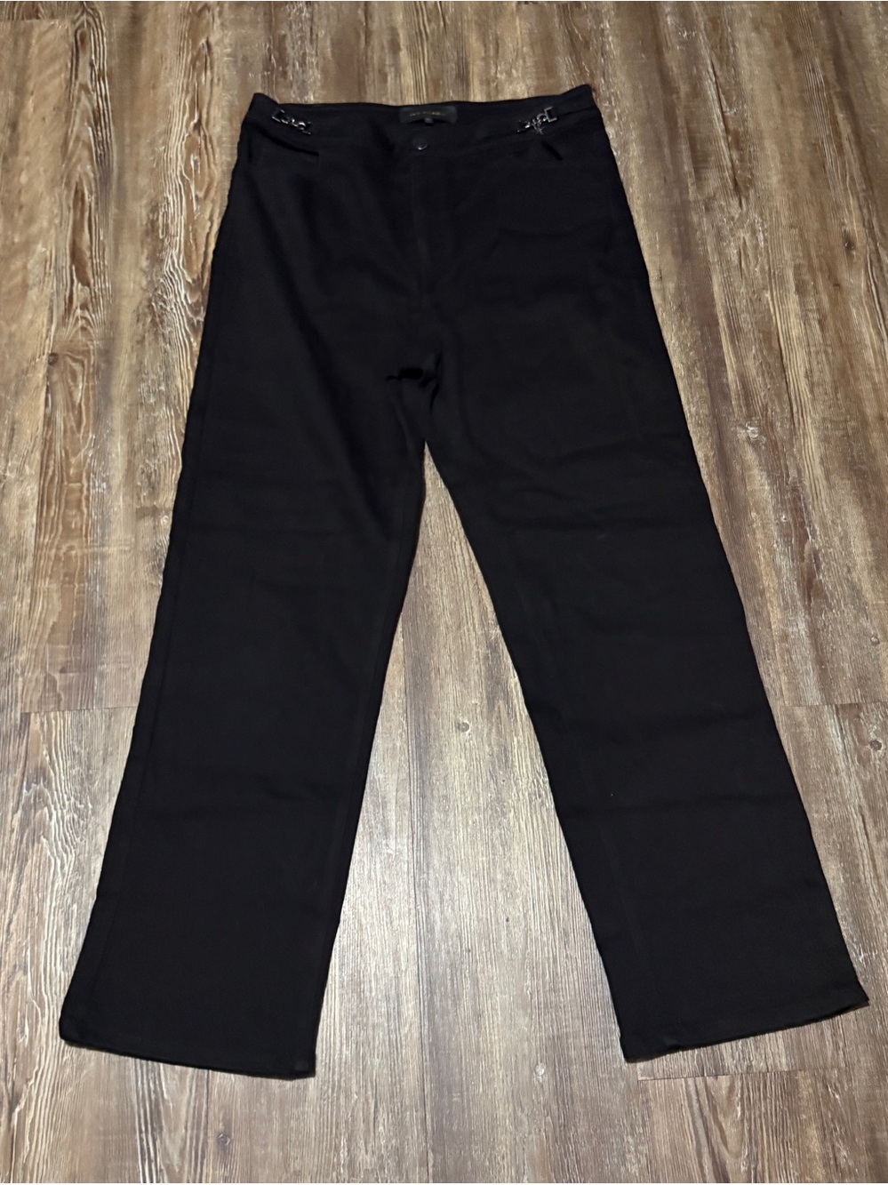 Kobi Halperin June Pants Women's 10 High Rise Designer Straight Leg in Black